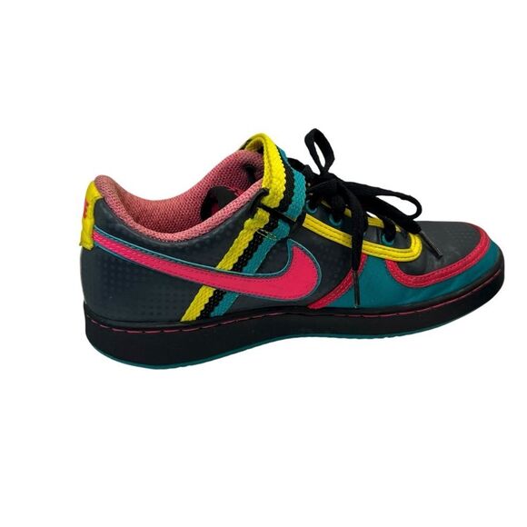 2009 NIKE 8.5 LOW 2009 SKATE sneakers WOMEN BLACK BLUE PINK  SHOES 366409-061 - Picture 4 of 16